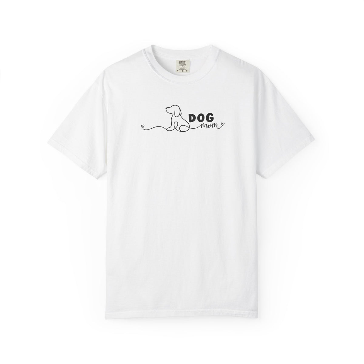 Minimalist Dog Mom Tee | Simple Dog Lover Shirt