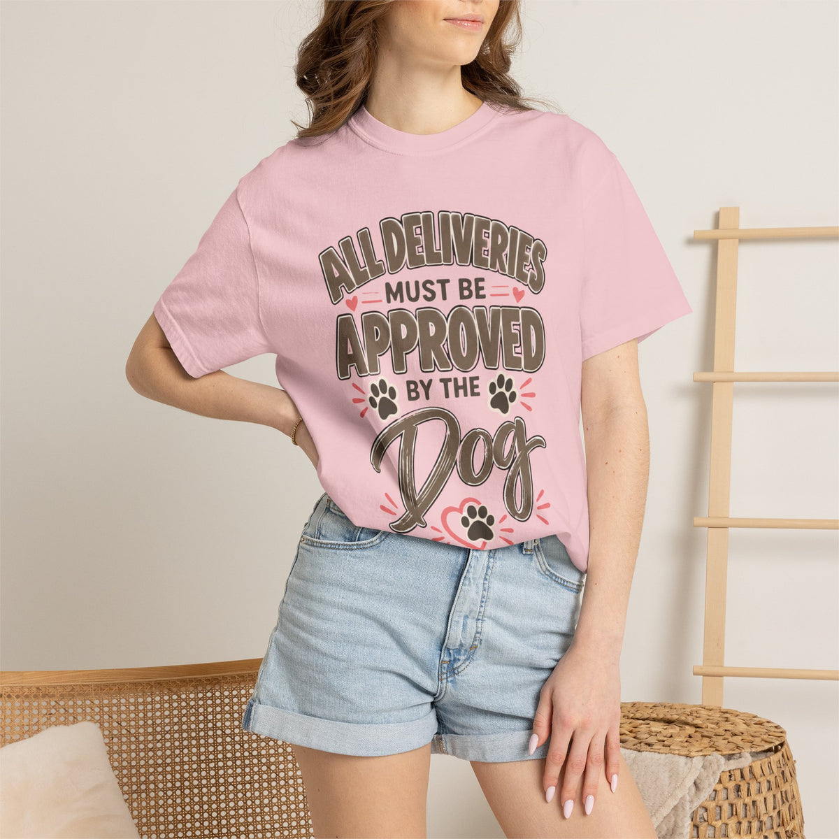 All Deliveries Must Be Approved by the Dog | Funny Dog Lover Tee