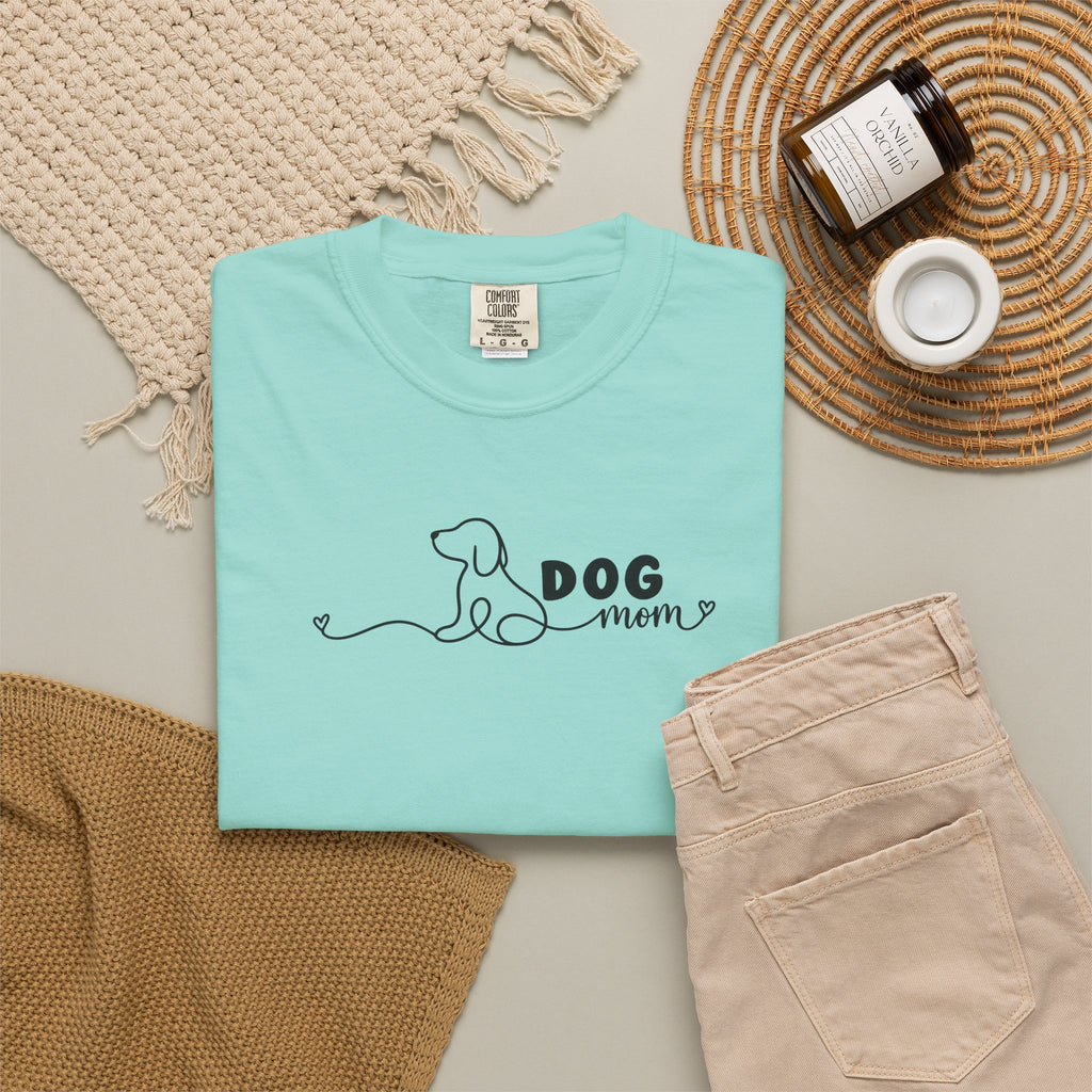 Minimalist Dog Mom Tee | Simple Dog Lover Shirt