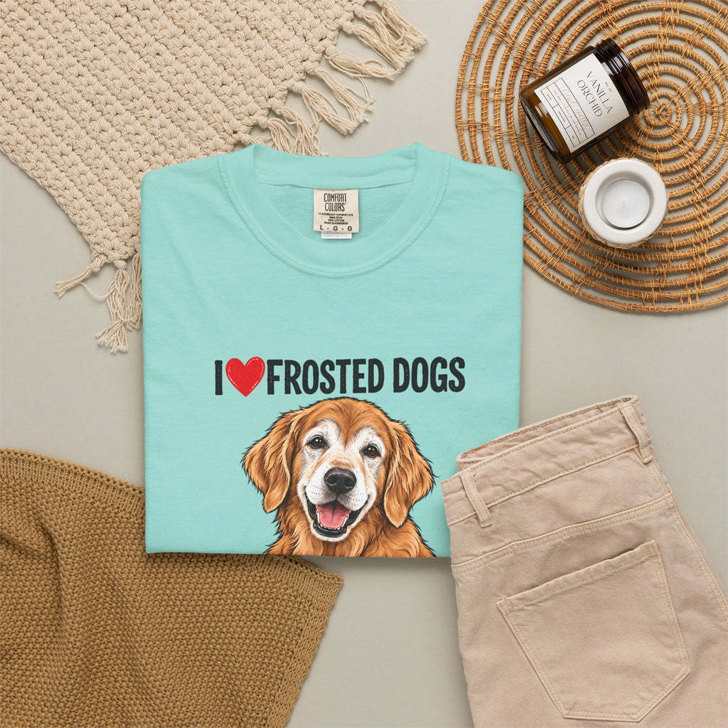 I Love Frosted Dogs. Adopt a Senior. | Senior Dog Tee