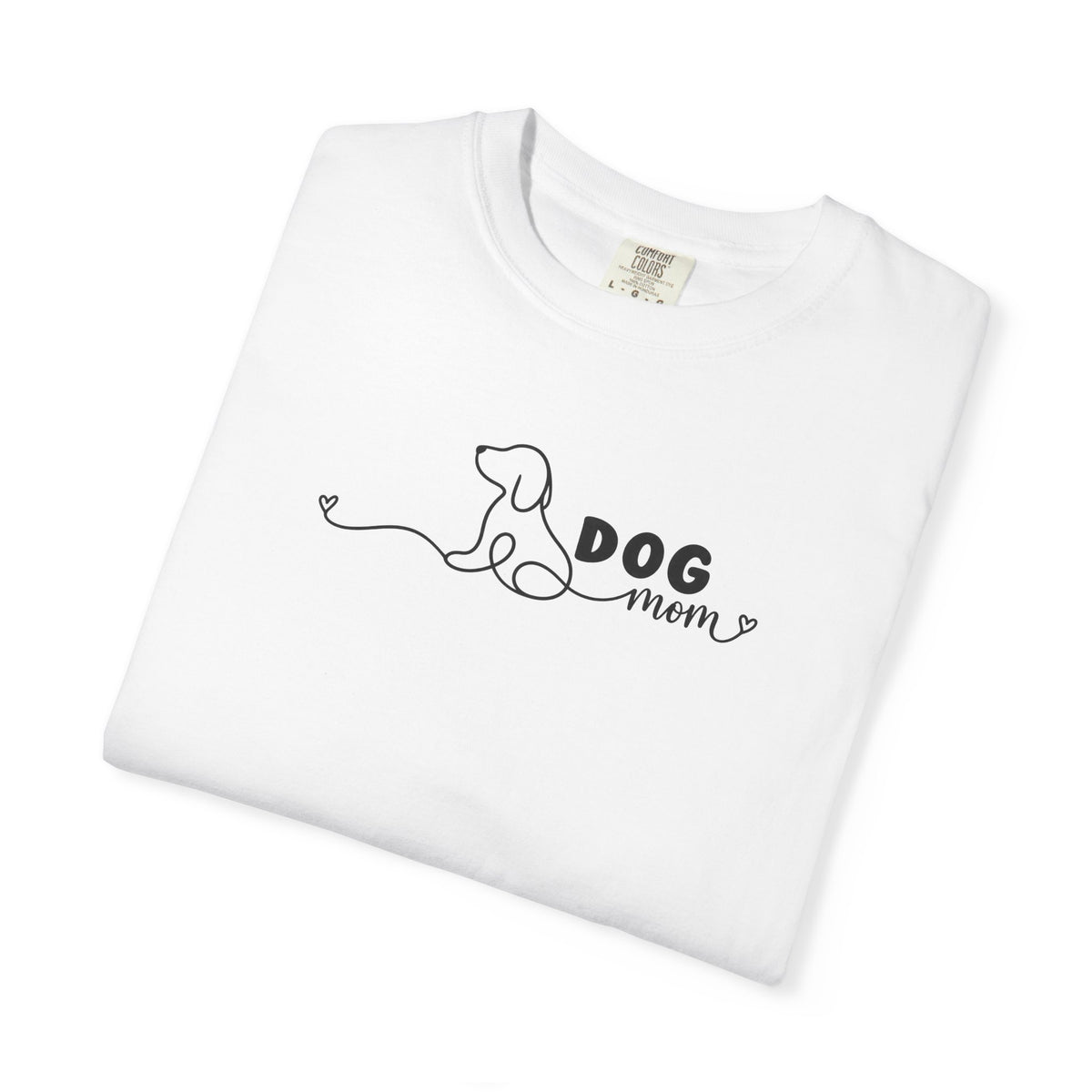 Minimalist Dog Mom Tee | Simple Dog Lover Shirt
