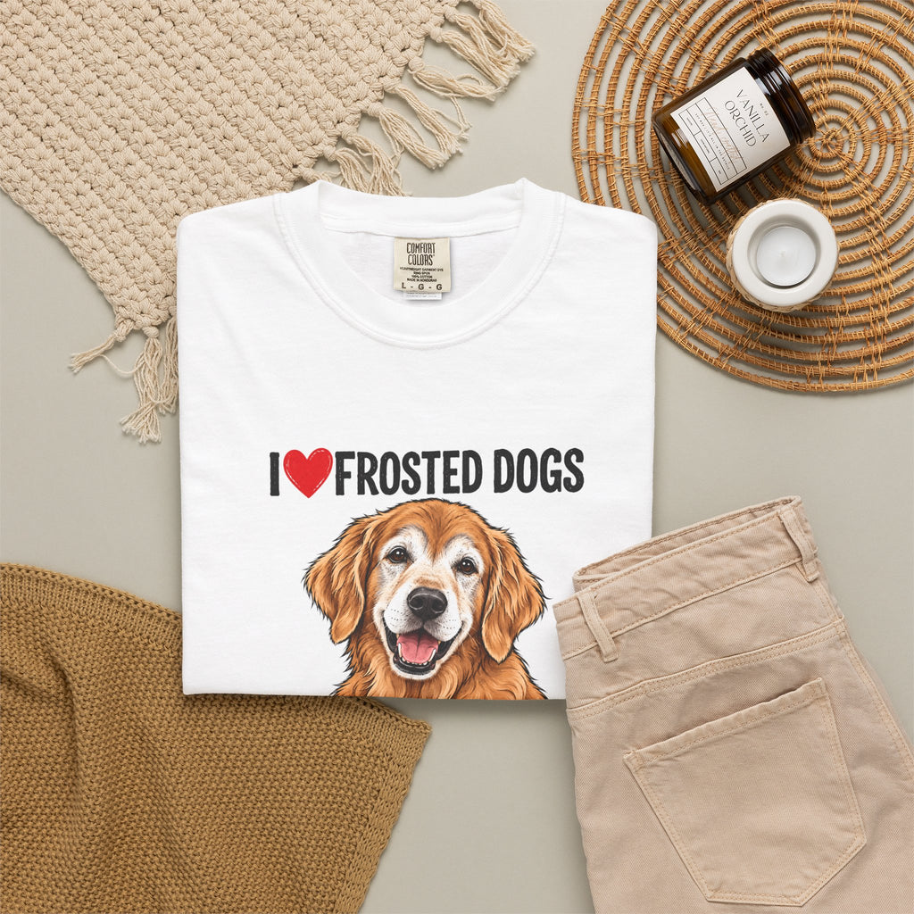 I Love Frosted Dogs. Adopt a Senior. | Senior Dog Tee