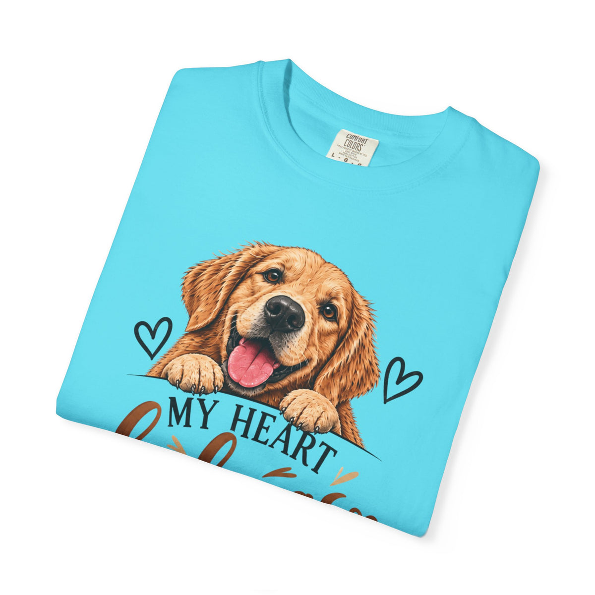 My Heart Belongs to My Dog | Dog Lover Graphic Tee