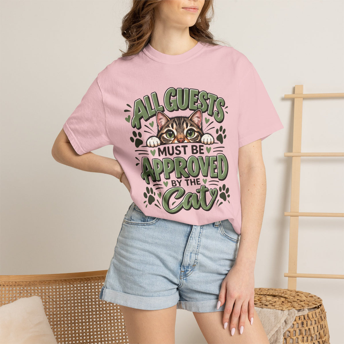 All Guests Must Be Approved by the Cat | Comfort Colors® Tee