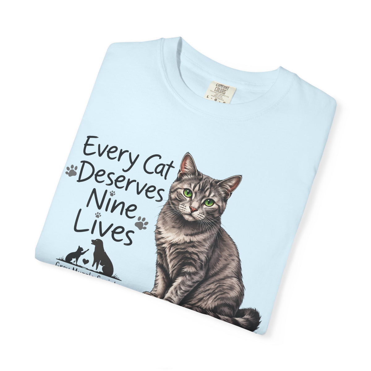 Every Cat Deserves Nine Lives | Senior Cat Rescue Tee