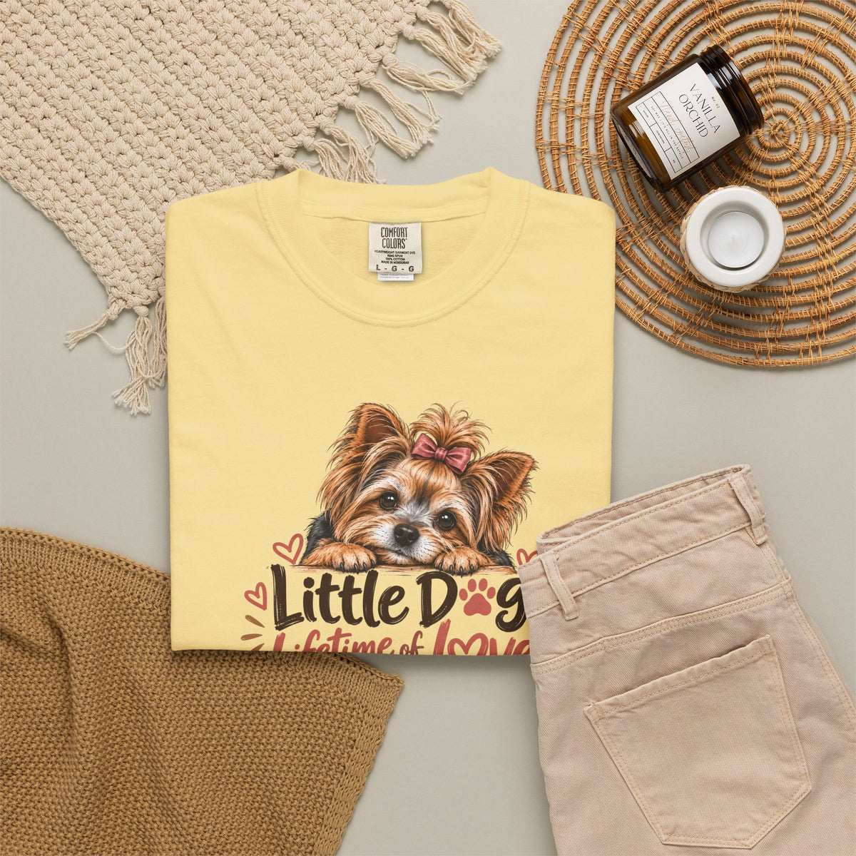 Little Dog. Lifetime of Love. | Yorkie Tee