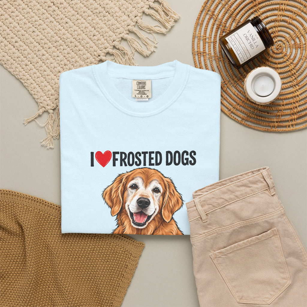I Love Frosted Dogs. Adopt a Senior. | Senior Dog Tee