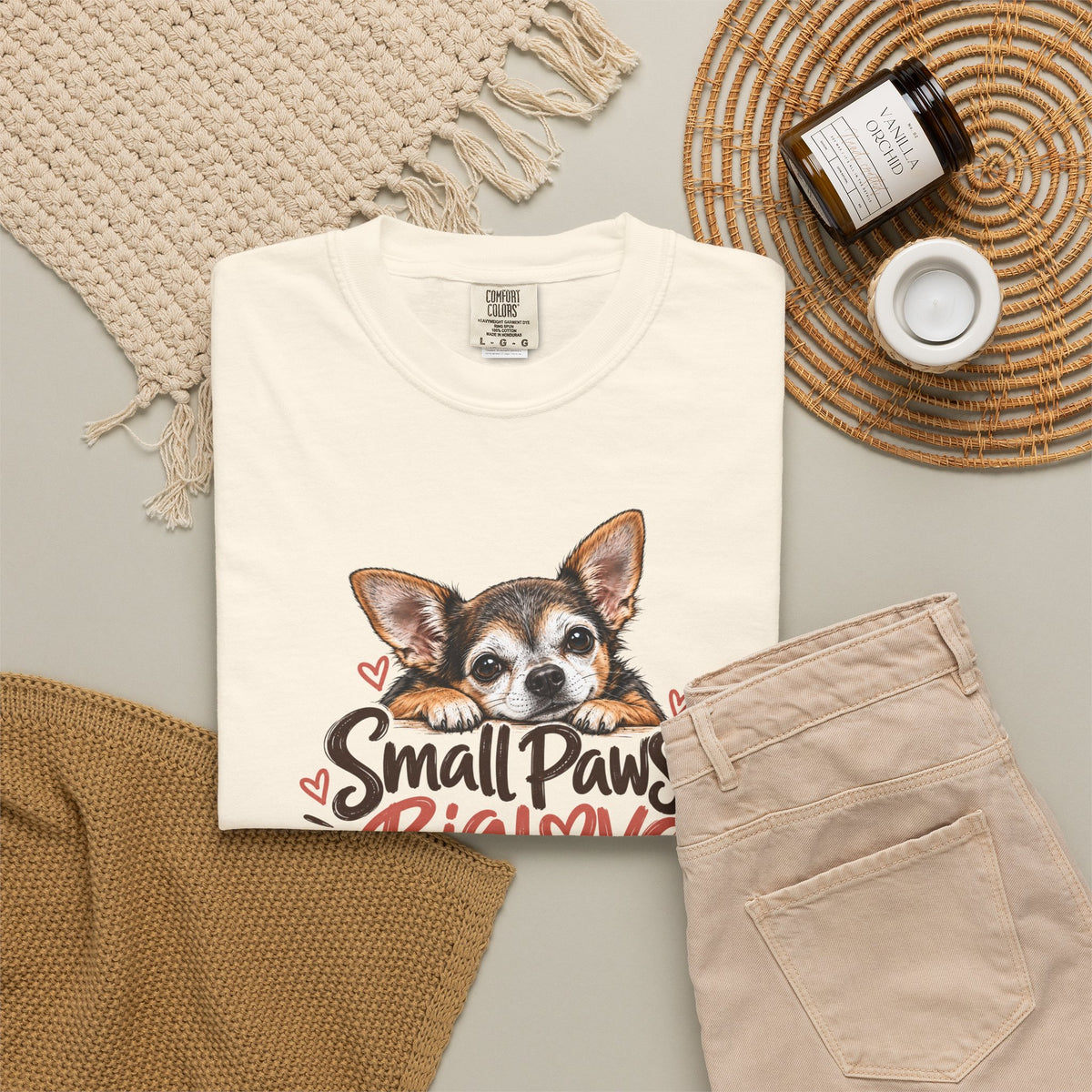 Small Paws. Big Love. | Senior Chihuahua Tee