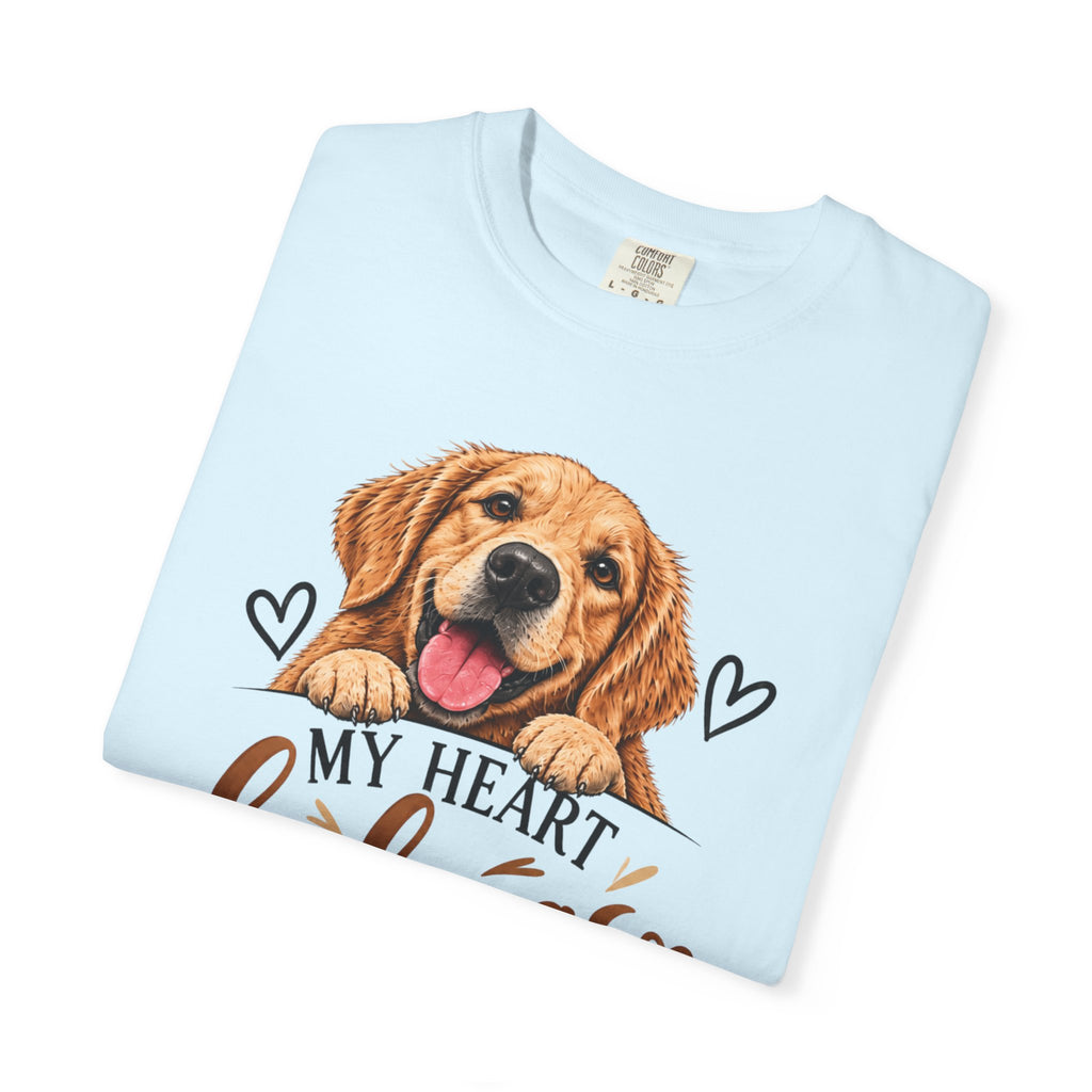 My Heart Belongs to My Dog | Dog Lover Graphic Tee