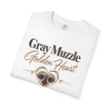 Gray Muzzle. Golden Heart.™ | Senior Dog Comfort Colors® Tee