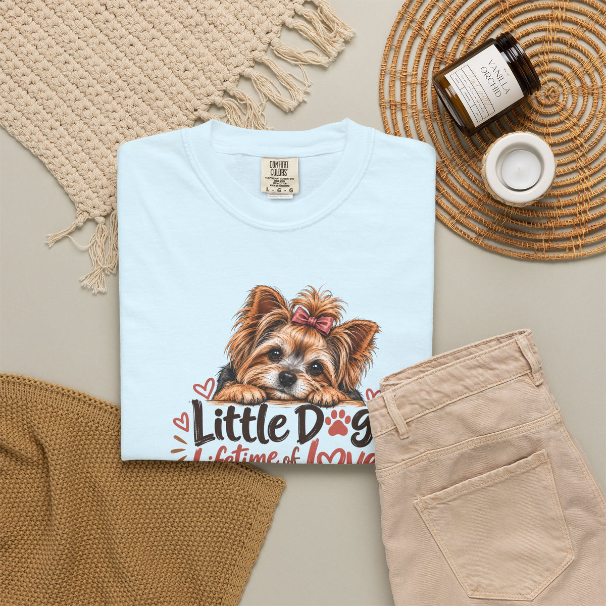 Little Dog. Lifetime of Love. | Yorkie Tee