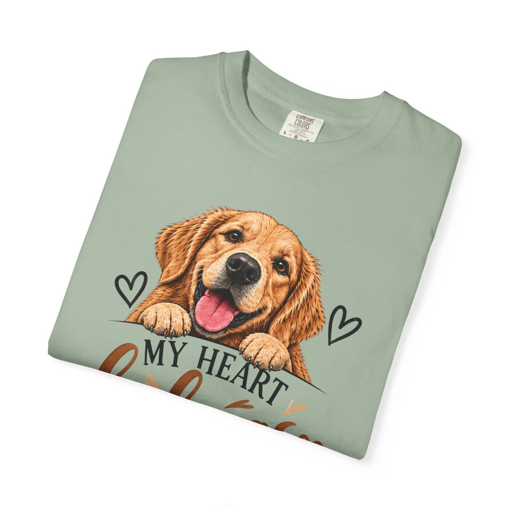 My Heart Belongs to My Dog | Dog Lover Graphic Tee