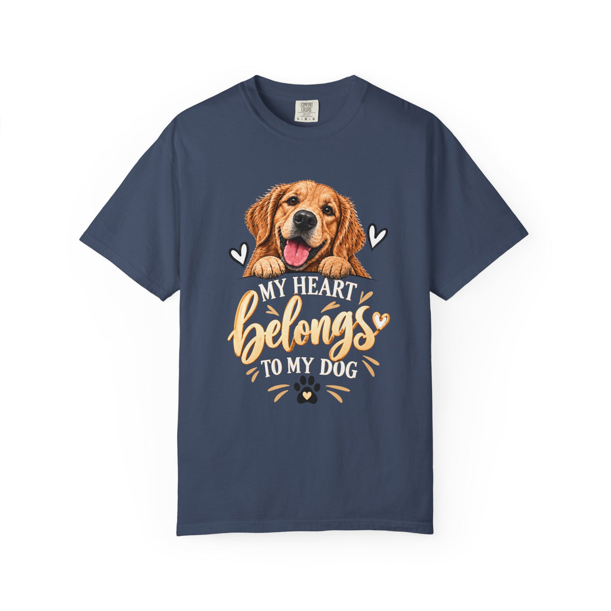 My Heart Belongs to My Dog | Dog Lover Graphic Tee