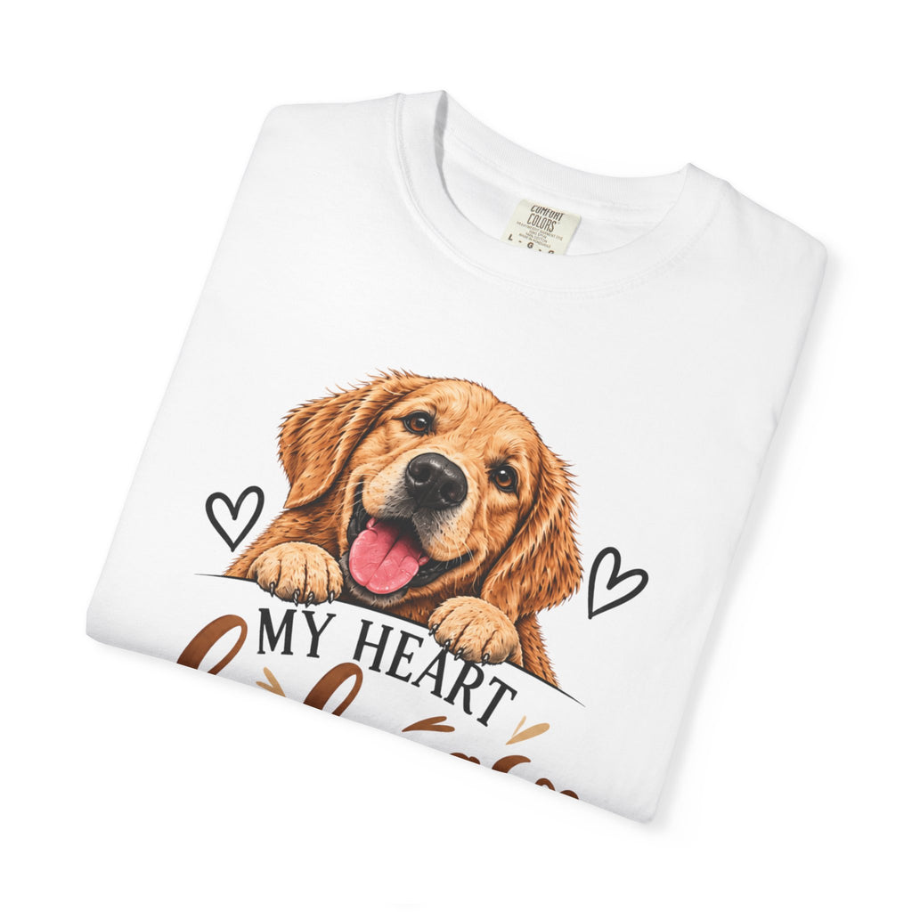 My Heart Belongs to My Dog | Dog Lover Graphic Tee