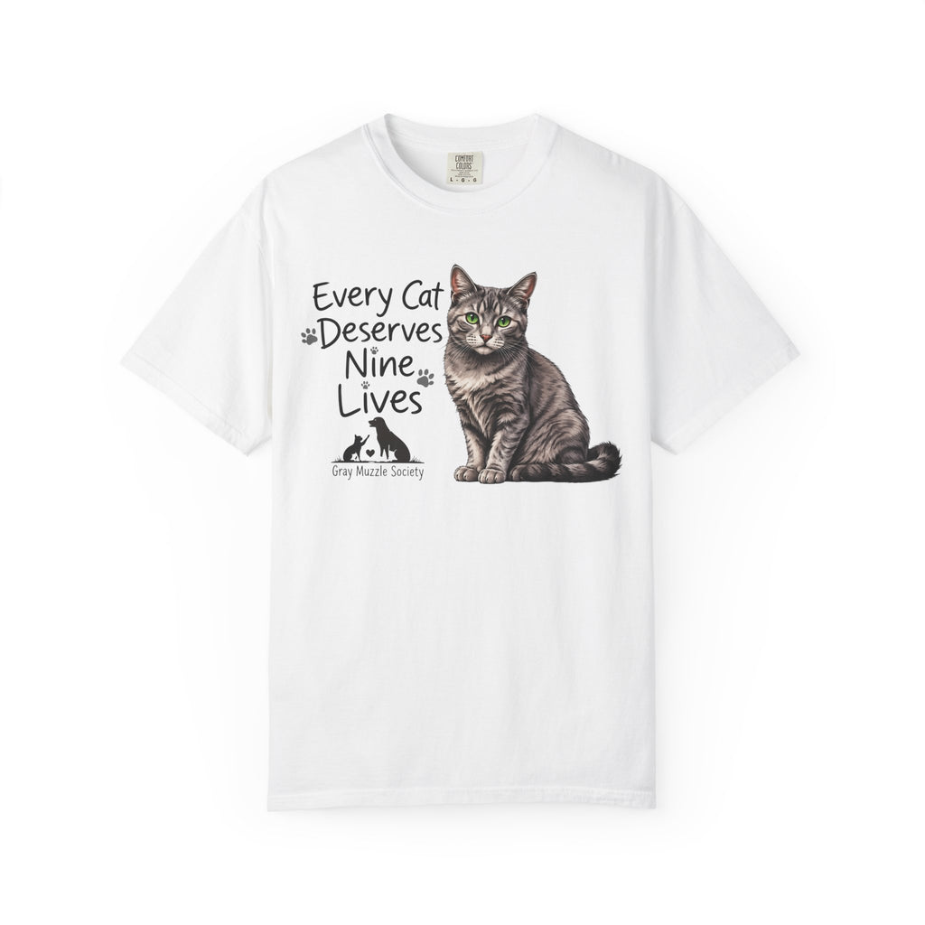 Every Cat Deserves Nine Lives | Senior Cat Rescue Tee