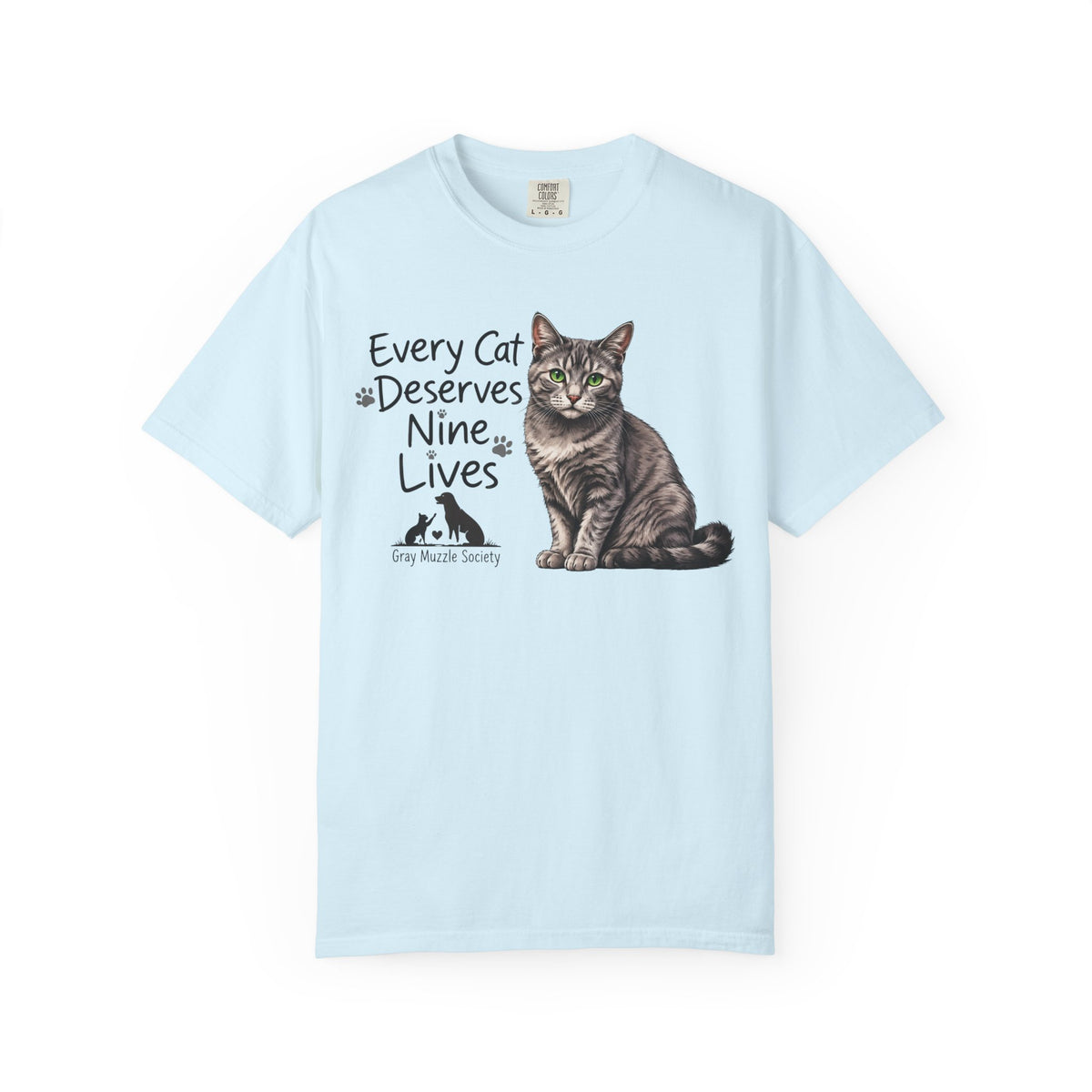 Every Cat Deserves Nine Lives | Senior Cat Rescue Tee
