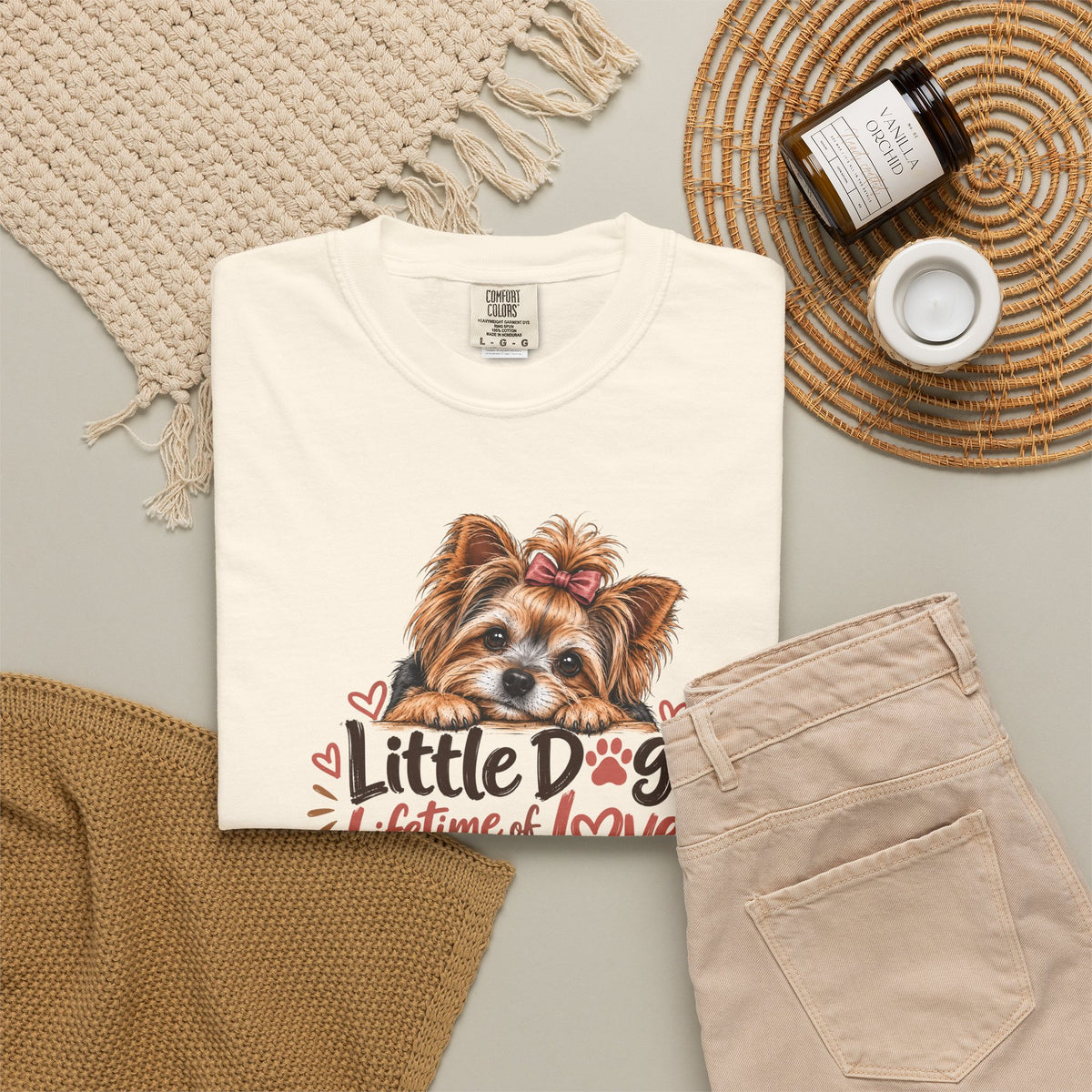 Little Dog. Lifetime of Love. | Yorkie Tee