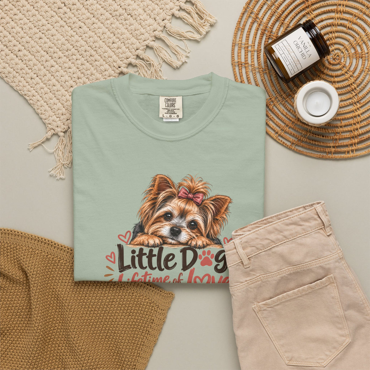 Little Dog. Lifetime of Love. | Yorkie Tee
