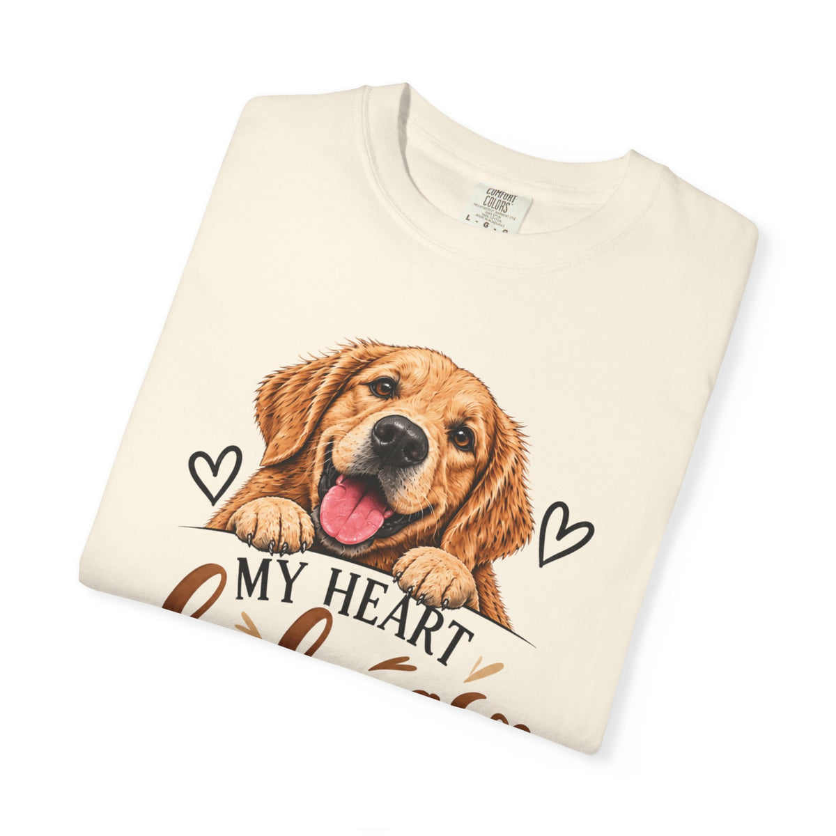 My Heart Belongs to My Dog | Dog Lover Graphic Tee