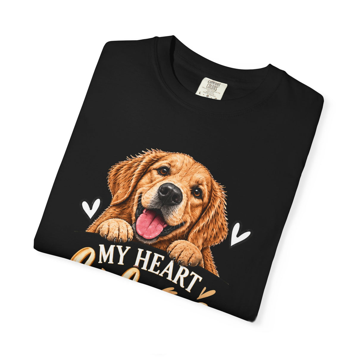 My Heart Belongs to My Dog | Dog Lover Graphic Tee