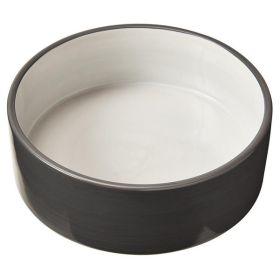 Spot 2Tone Dog Dish Grey; 1ea-7 in